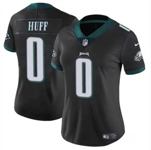 Women%27s Philadelphia Eagles #0 Bryce Huff Black Vapor Untouchable Limited Football Stitched Jersey Dzhi->women nfl jersey->Women Jersey